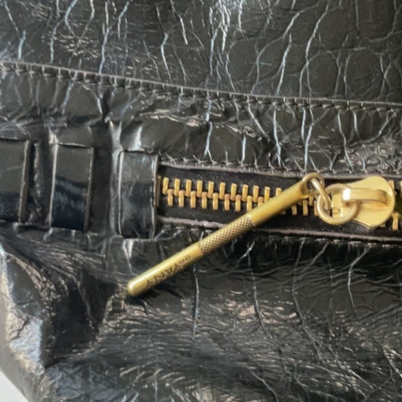 orYany Lucy Croco Leather Hobo bag in black *dust bag included - Picture 10 of 13